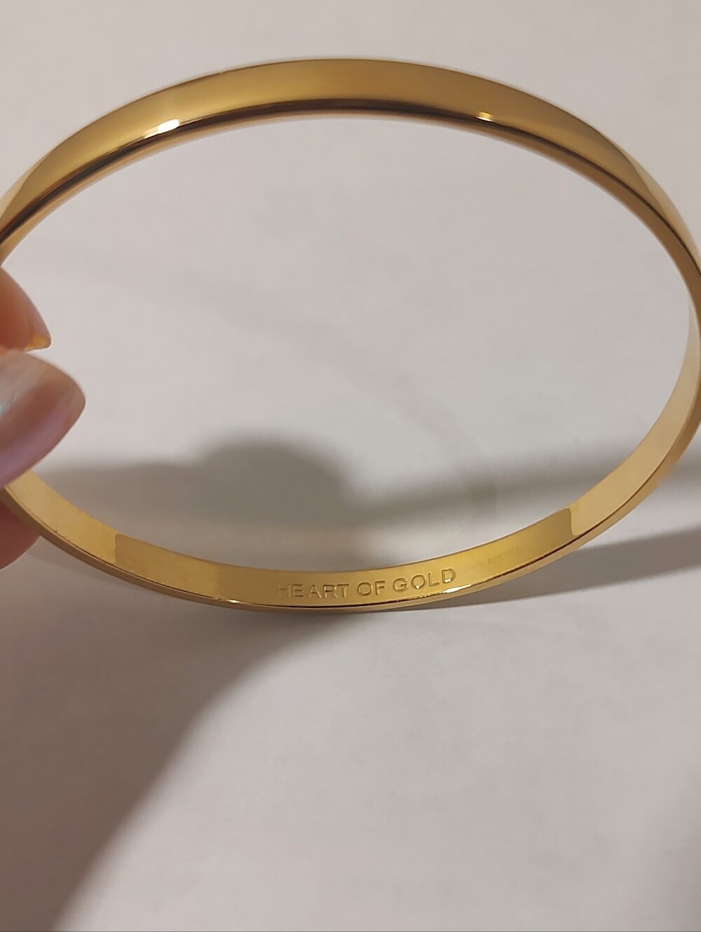 Kate Spade Heart Of Gold Idiom Bangle